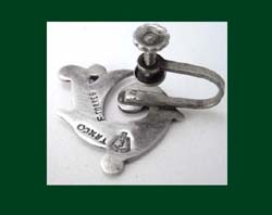 F. Torres, Taxco Sterling Earrings 