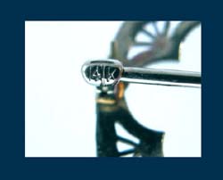 14k Gold Filigree Buckle Pin Signature