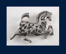 Sterling Silver Figural Horse Pin
