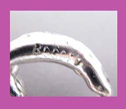 Bogoff Rhinestone Link Necklace Signature