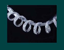 Boucher Continuous Loops of Rhinestones Choker Necklace Close