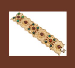 Incredible Glass Cabochon Bracelet Front