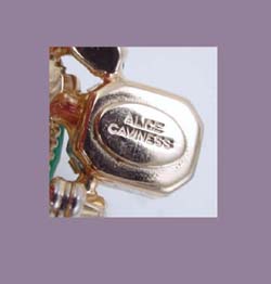 Alice Caviness Brooch and Earrings Signature