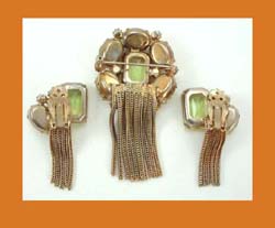 Colorful Easter Egg Cabochon Pin and Earrings Back