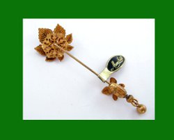 Lovely Miriam Haskell Stick Pin Signature