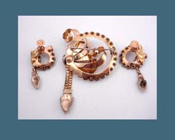 Walter Lampl Gold Filled Retro Modern Set Back