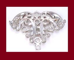 Large Rhinestone Brooch Back