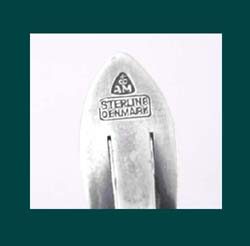 Sterling Leaf Earrings by Anton Michelsen Signature