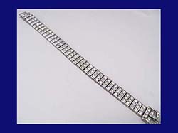 Payco Sterling Silver Rhinestone Buckle Bracelet Back