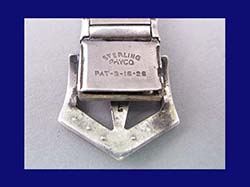 Payco Sterling Silver Rhinestone Buckle Bracelet Signature