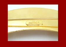 Donatella Pellini Large Faux Ivory Pin Signature