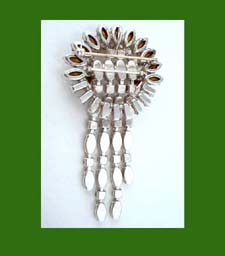Sparkling Rhinestone Pin Back