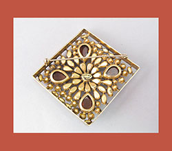 Schreiner Colorful Rhinestone Pin Signature