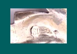 Silson Boy Playing Fiddle Pin Signature