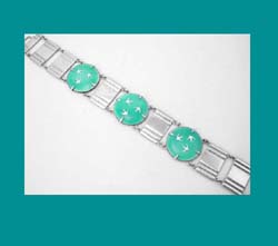 Simmons Sterling & Enamel Bird in Flight Bracelet Full View