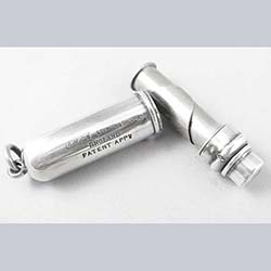 Victorian Chatelaine Sterling Stamp Dispenser Open